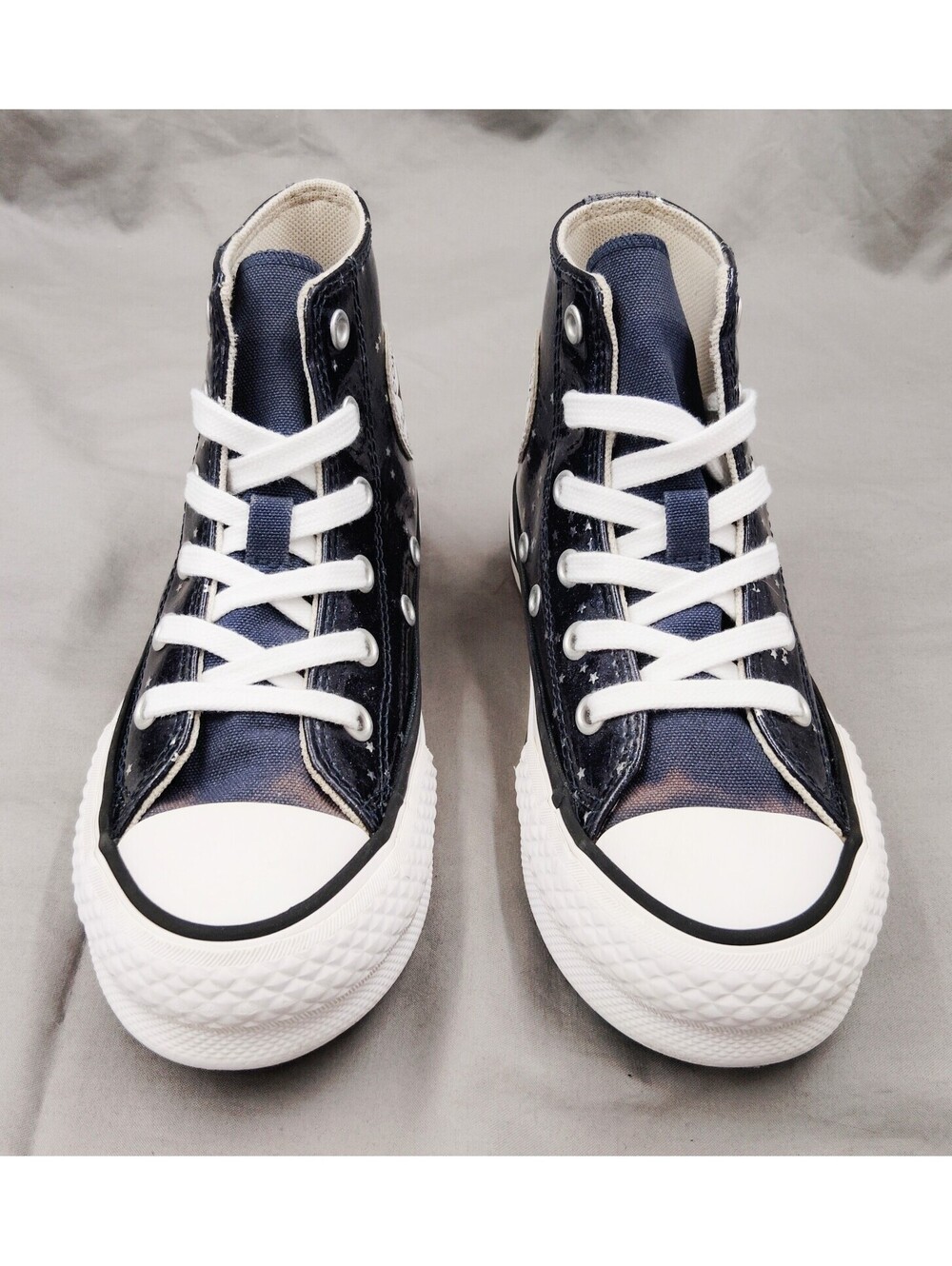 Converse A15576C Chuck Taylor All Star EVA Lift Glitter Navy Youth 13 Shoes